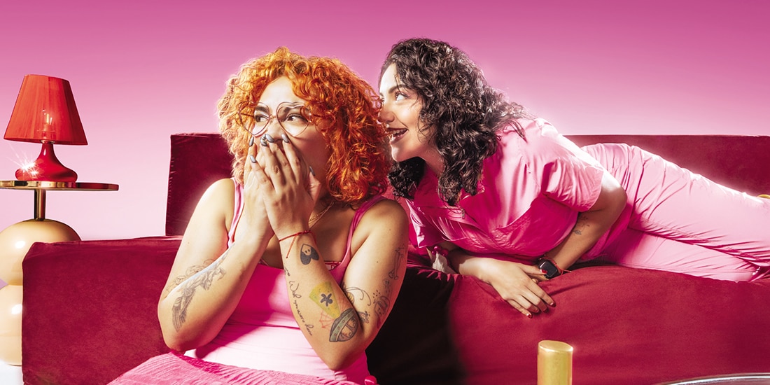 Las Damitas Histeria en sesión fotográfica