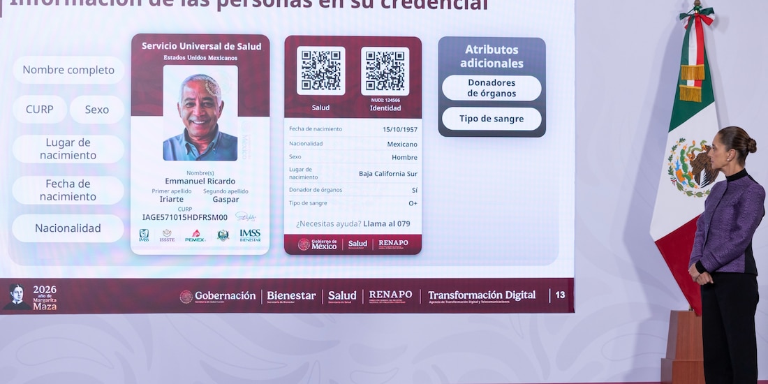 Mañanera en Palacio Nacional.