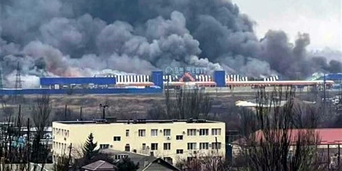 Puerto de Mariupol, Ucrania.