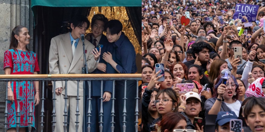 Acuden 50 mil ARMY al Zócalo a ver a BTS