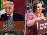 AMLO rechaza darle derecho de réplica a la senadora Xóchitl Gálvez, quien se presentó este lunes en Palacio Nacional para hablar con él; 'que vaya donde viven los fifís', dice.