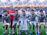 Jugadores del Cruz Azul antes de un partido en 2026