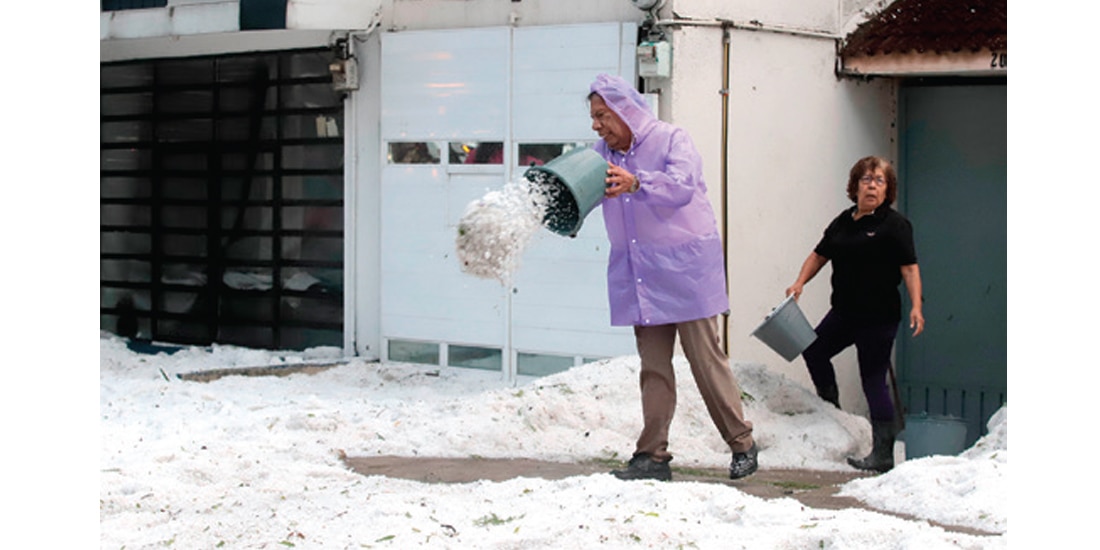 GRANIZADA en Puebla, el 26 de mayo.
Hoy se esperan lluvias en 90 municipios.