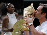 Novak Djokovic, Serena Williams y Roger Federer