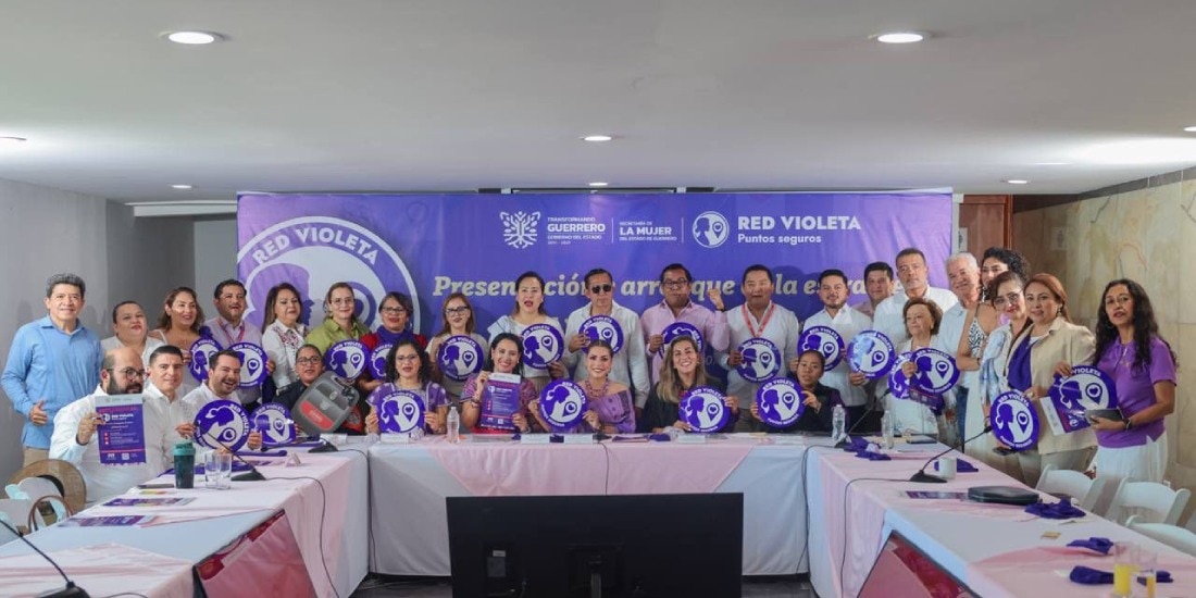 Evelyn Salgado presenta la Estrategia Red Violeta: Puntos Seguros.