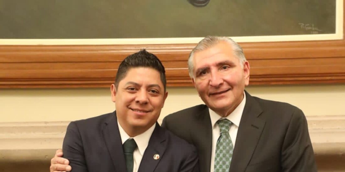 El titular de la Segob Adán Augusto López reconoció la estrategia de seguridad del gobernador Ricardo Gallardo.