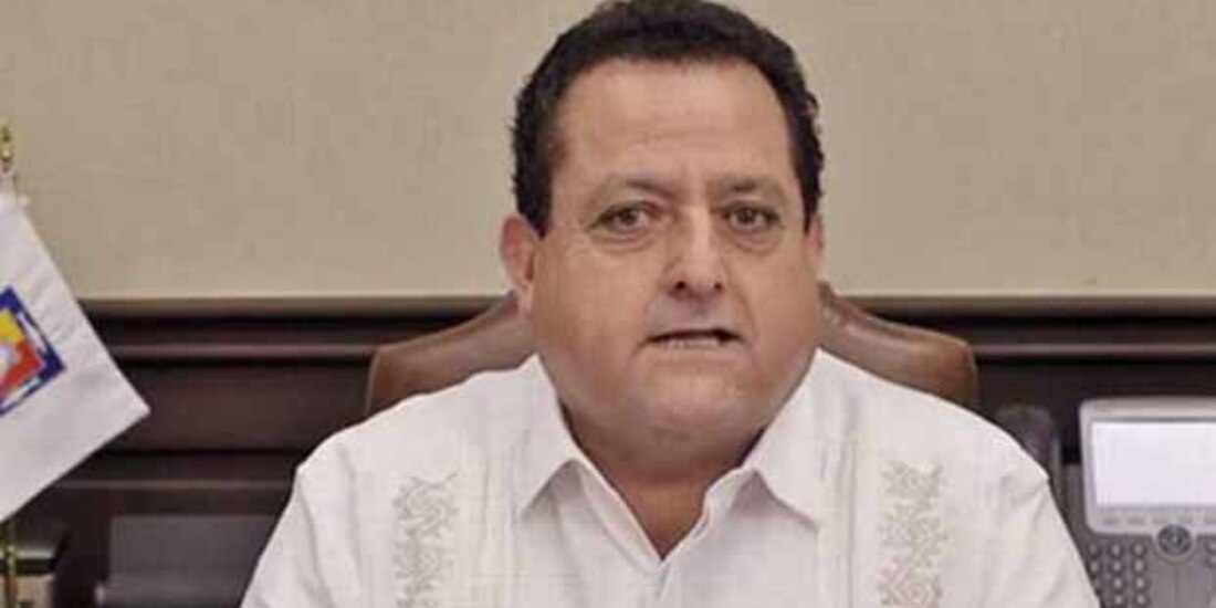 El gobernador durante un mensaje en redes sociales.