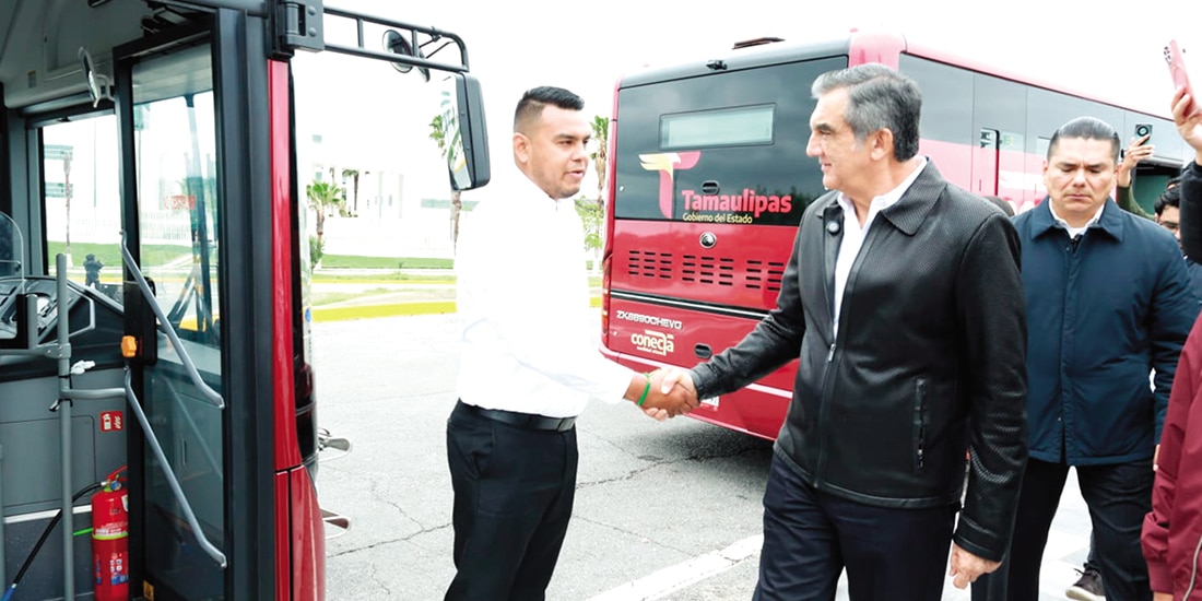 Américo Villarreal, gobernador de Tamaulipas, ayer, en Ciudad Victoria