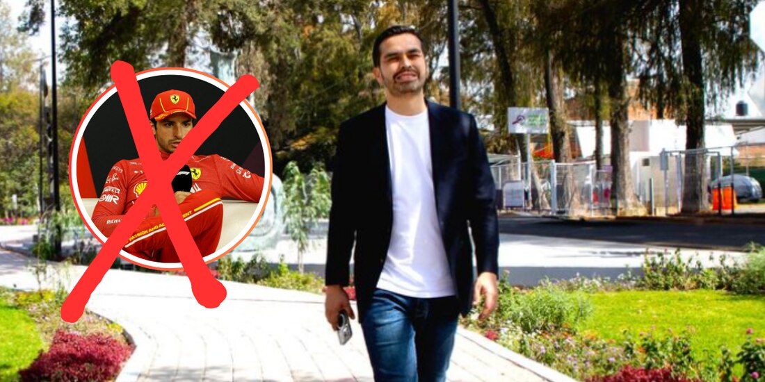 Jorge Álvarez Máynez explota contra el piloto de Ferrari, Carlos Sainz