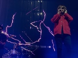 Manuel Mendoza, líder de Camilo Séptimo, ayer en el Palacio de los Deportes.