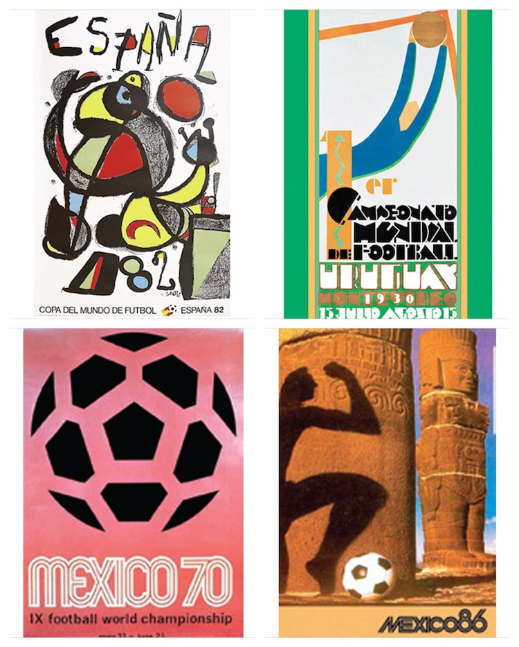 Art Déco y Muralismo, influencias de Cuemanche para los pósteres mundialistas de México