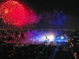 Los festejos en el Zócalo de la CDMX del 15 de septiembre de 2021.