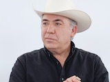 Enrique Inzunza, en el informe de la Unidad Regional Ganadera de Sinaloa, el 20 de abril.