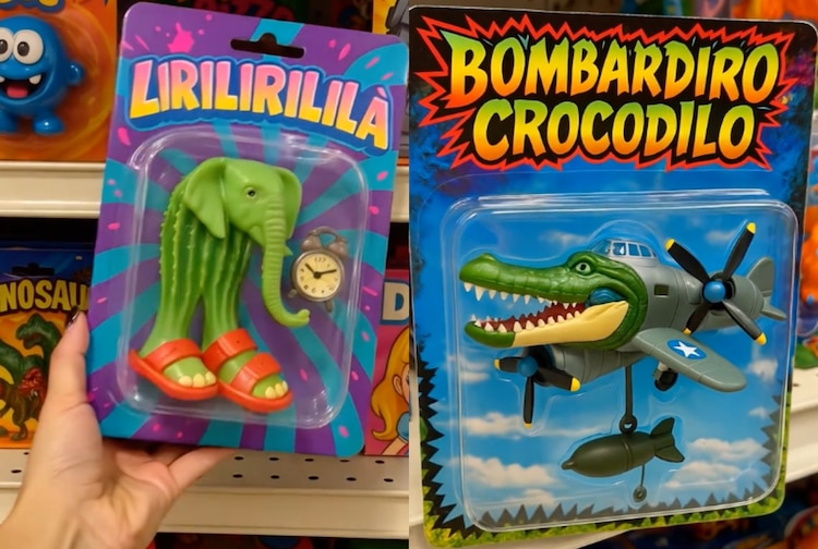 Lirili Larila y Bombardiro Crocodilo son otros de los personajes.