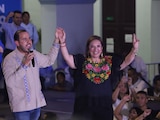 Xóchitl Gálvez y Marko Cortés.