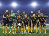 Jugadores de Tigres previo a uno de sus partidos en el Torneo Clausura 2022 de la Liga MX.