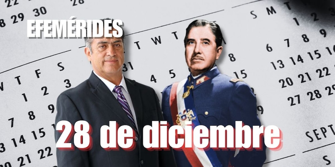 Estas son las efemérides de hoy, 28 de diciembre.