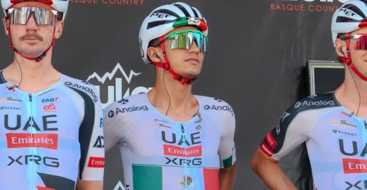 Isaac del Toro fuera de la Vuelta al País Vasco por lesión