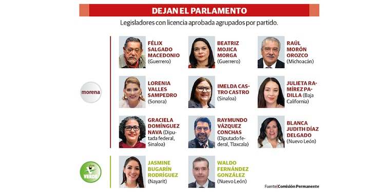 DEJAN EL PARLAMENTO