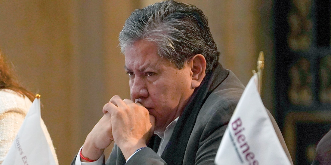 EL GOBERNADOR David Monreal, en sesión del Consejo Nacional de Seguridad Pública, el 11 de diciembre.