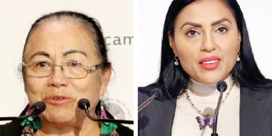 Las diputadas Petra Romero y Adriana Belinda Quiroz, en fotos de archivo.