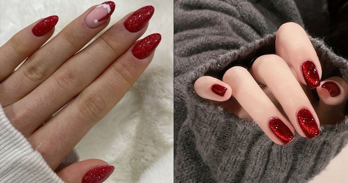 6 formas de lucir las uñas rojas ideales para Navidad 2024 - La Razón ...