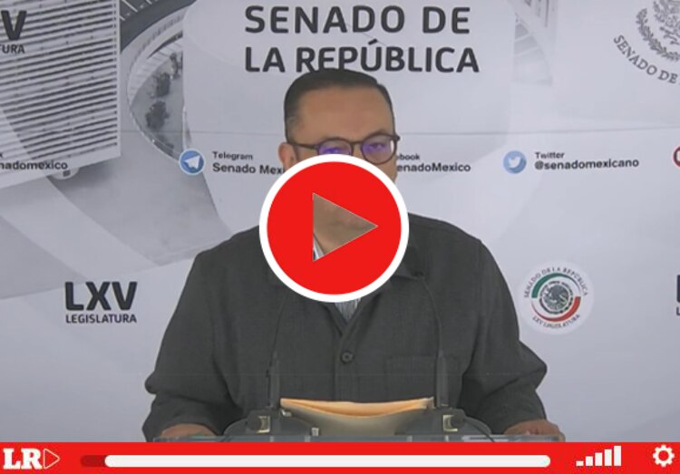 Conferencia de prensa del senador Germán Martínez, del Grupo Plural.