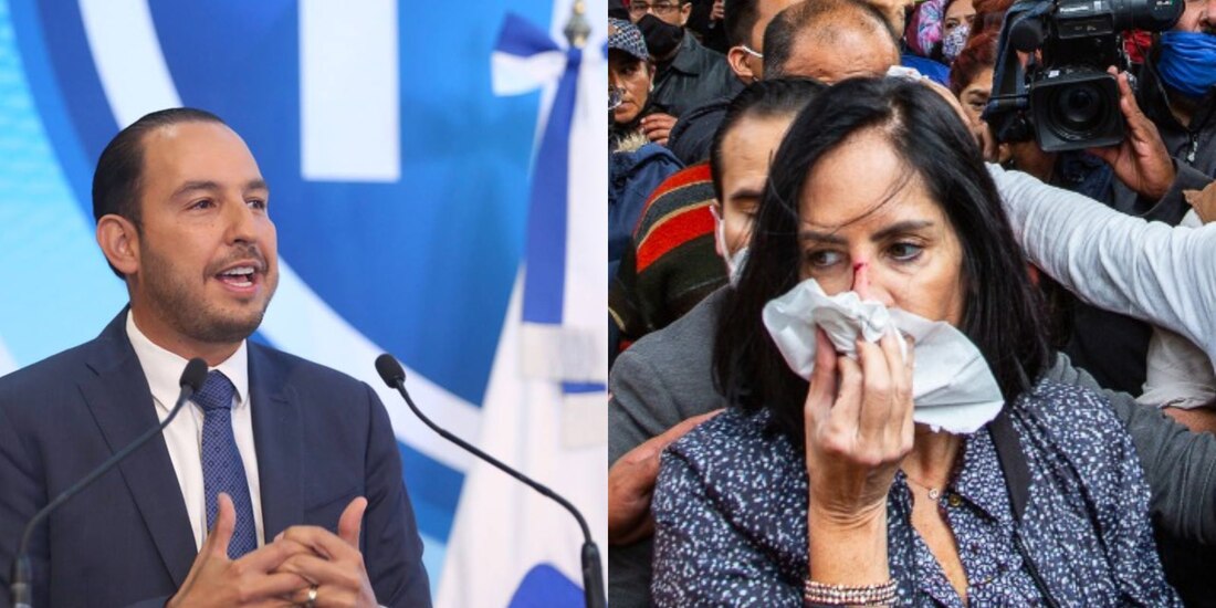 Marko Cortés, dirigente nacional del PAN, condenó las agresiones que sufrieron algunos alcaldes electos esta mañana a las afueras del Congreso capitalino