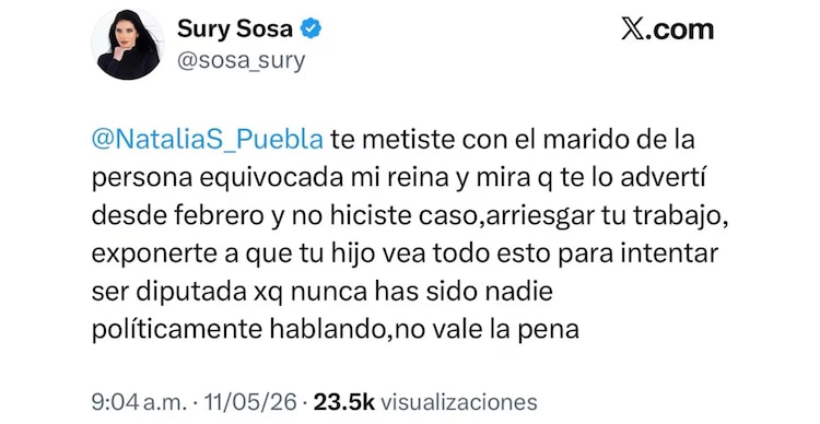 Publicación de Sury Sosa