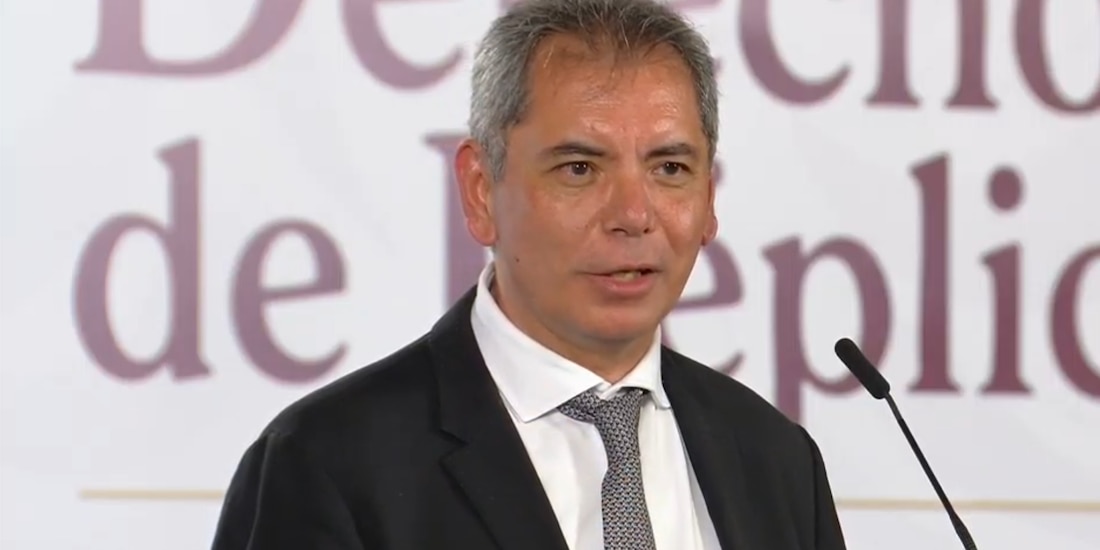 Édgar Amador Zamora, secretario de Hacienda.