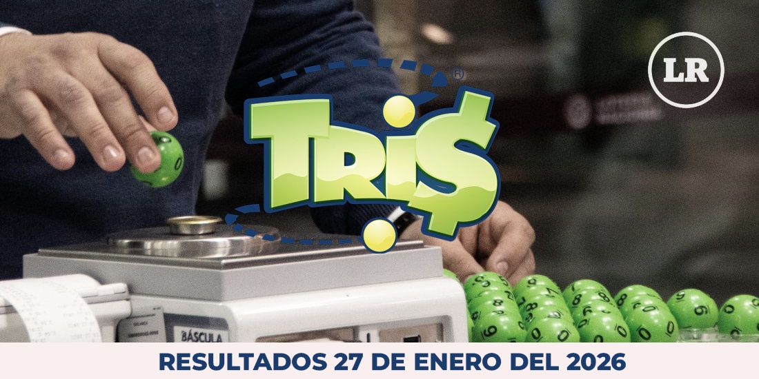 Resultados del Tris de hoy 27 de enero del 2026.