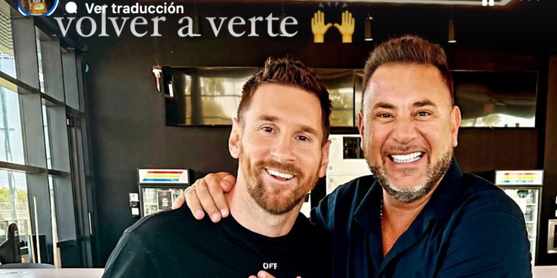 Antonio 'Turco' Mohamed presumió en redes sociales su encuentro con Lionel Messi en Miami.