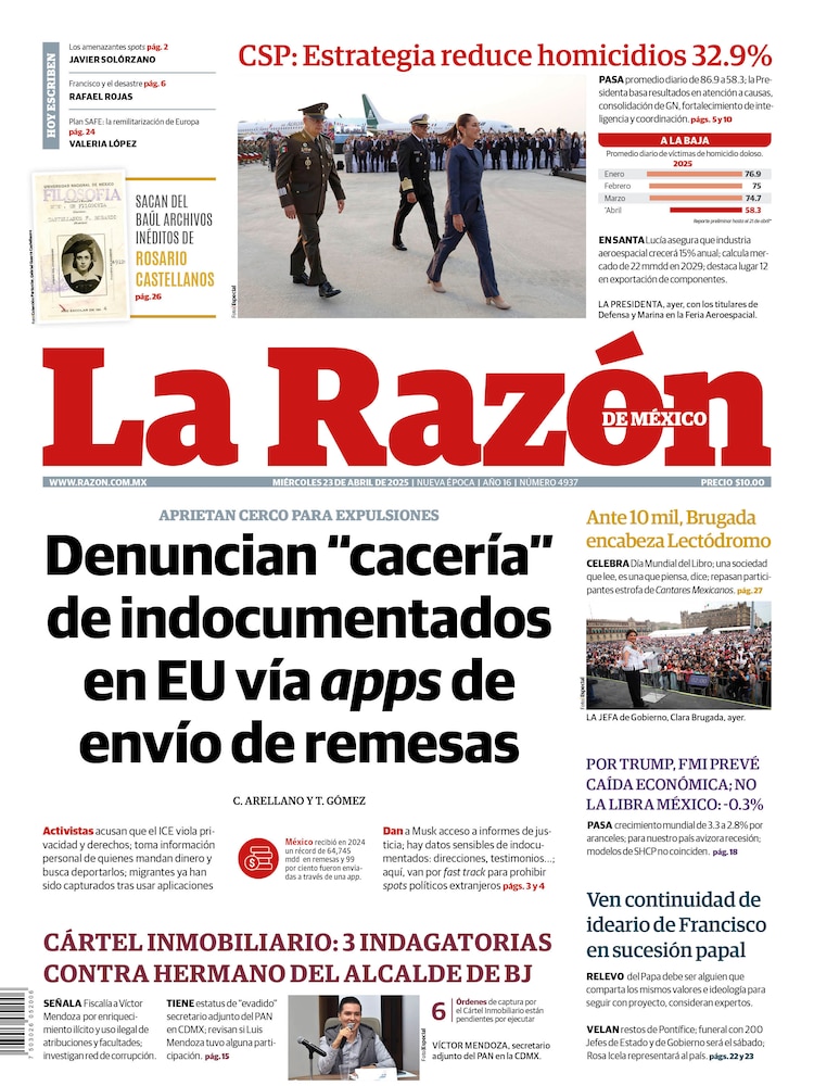 La Razón 23 abril 2025