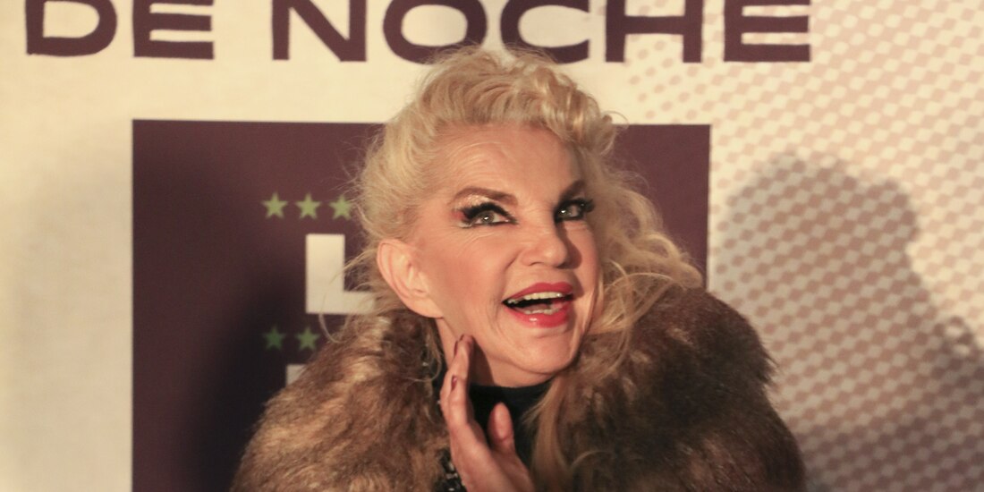 La actriz y vedette paraguaya, nacionalizada mexicana, Wanda Seux, en 2016, durante la presentación de "Bellas de noche".