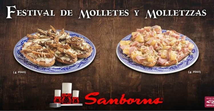 Festival del Mollete y Molletzzas Sanborns 2026