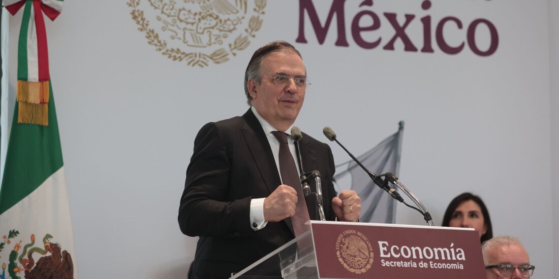 El secretario de Economía, Marcelo Ebrard destacó que las empresas no retirarán inversiones del país, ante revisión del T-MEC.