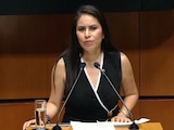 Sandra Simey Olvera Bautista, senadora de Morena