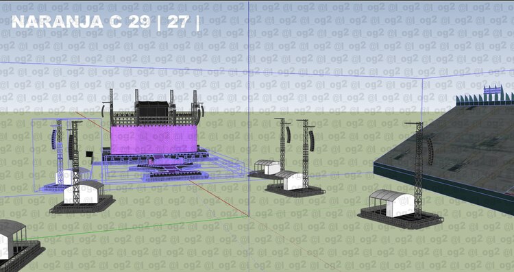 Vista de la sección Naranja C del Foro Sol