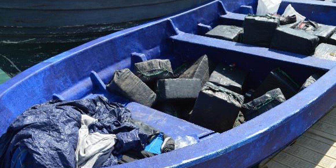 Este fue el cargamento decomisado por la Marina.