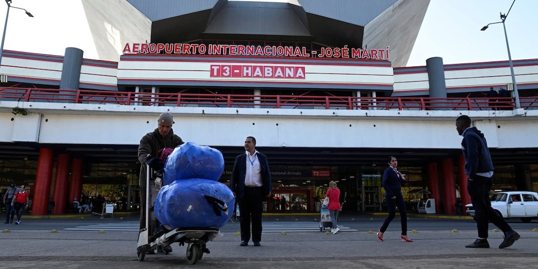 El Aeropuerto Internacional José Martí en La Habana, el 9 de febrero de 2026.