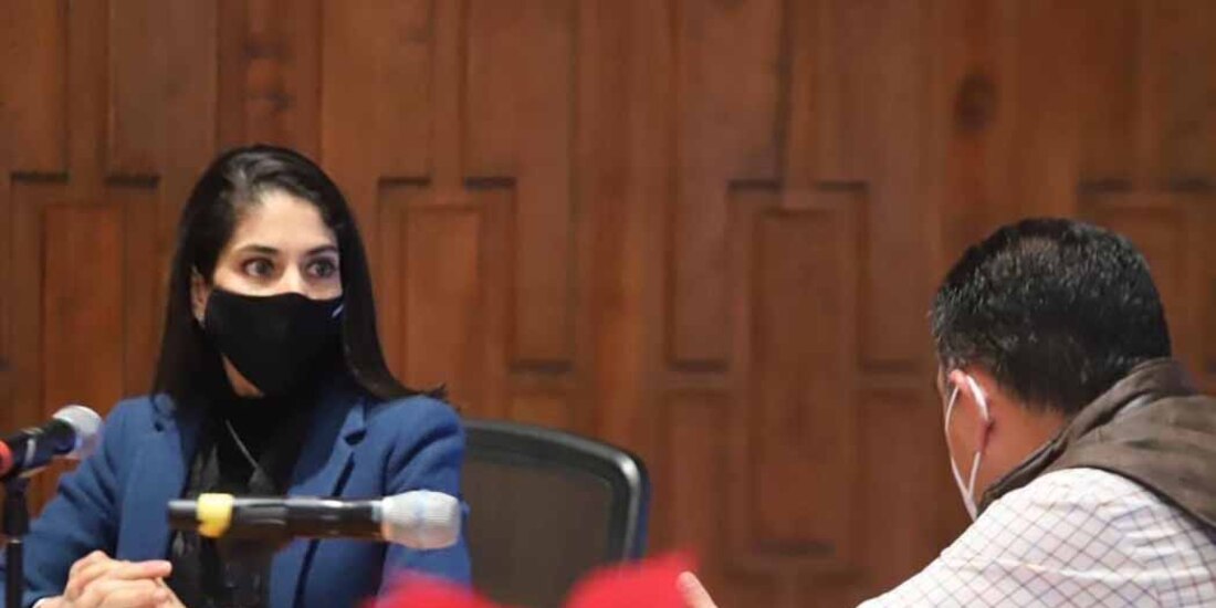 La fiscal Verónica Hernández en la reunión de la Mesa de Seguridad, el pasado martes.