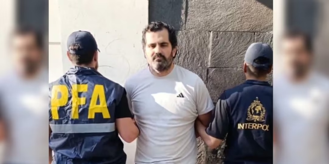 El exmarino detenido en el país sudamericano.
