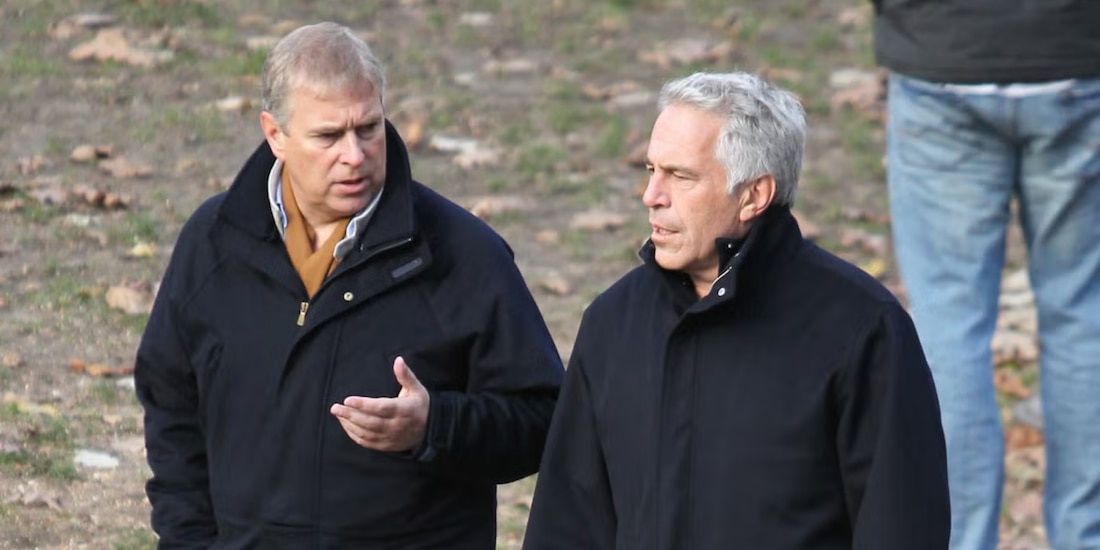 Ex príncipe Andrés y Jeffrey Epstein