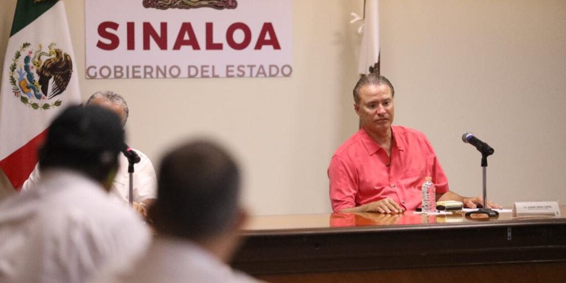 El gobernador de Sinaloa, Quirino Ordaz Coppel, el 10 de junio de 2020.