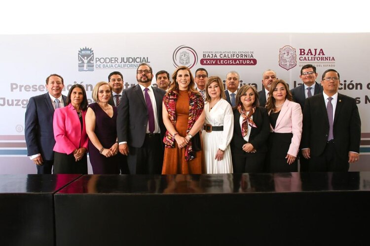 Marina del Pilar, gobernadora de Baja California.