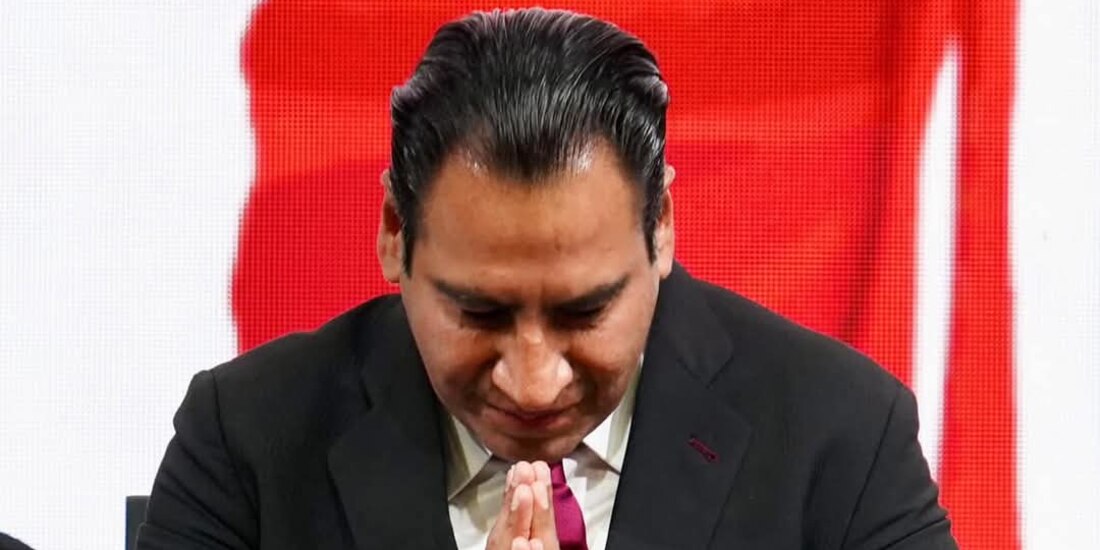 Eduardo Ramírez Aguilar, al asumir ayer la gubernatura de Chiapas.