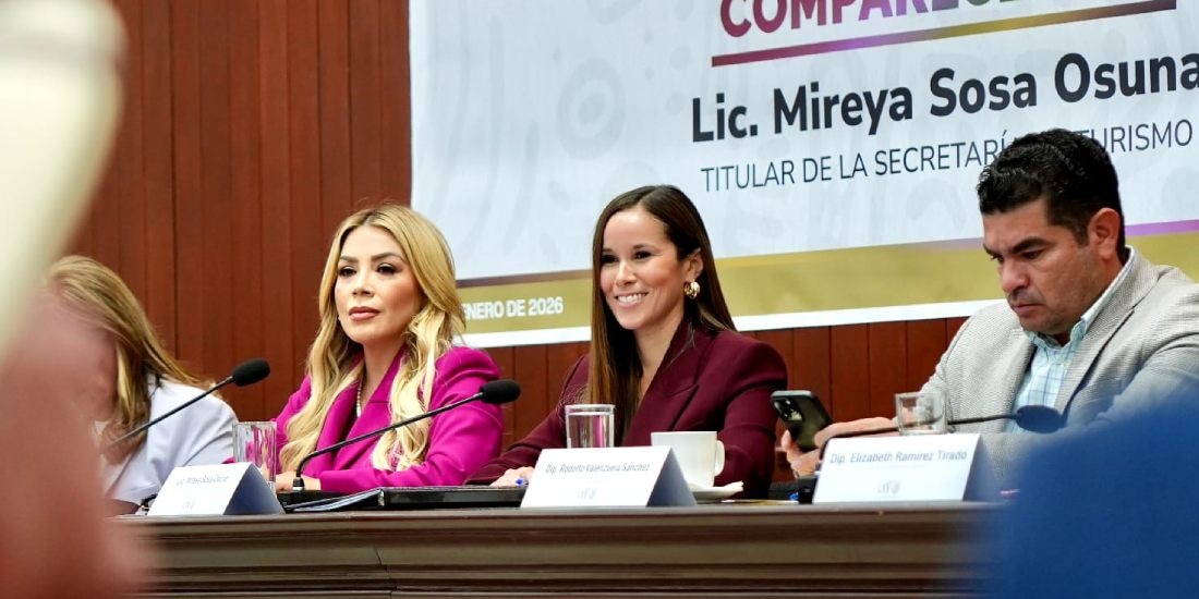 Secretaria de Turismo de Sinaloa presenta informe ante el Congreso estatal.