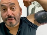 Lupillo Rivera presume el tatuaje con el que se tapó el de Belinda