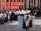 Estos son los días de descanso que tendrá septiembre, según la SEP.