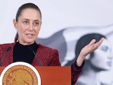 LA PRESIDENTA Claudia Sheinbaum, ayer durante su conferencia matutina desde Palacio Nacional.